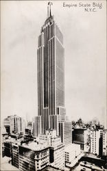 Empire State Building Postcard