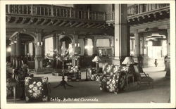 Hotel del Coronado - Lobby California Postcard Postcard