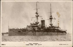 HMS Hannibal, 14,900 Tons, L.H.P. 10,000 Postcard