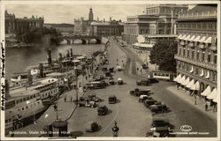 View from Grand Hotel Stockholm, Sweden Postcard Postcard