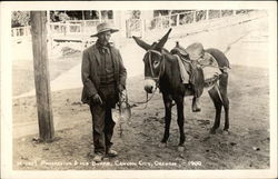 Prospector and his Burro 1900 Prospector and his Burro 1900