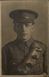 Portrait of Soldier Postcard