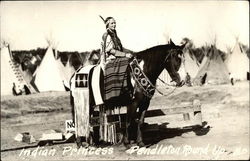 Indian Princess - Pendleton Round-Up Oregon Postcard Postcard