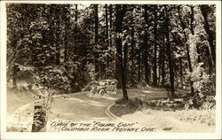 Curve of the "Figure Eight", Columbia River Highway Oregon Postcard Postcard