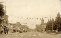 Main Street Walla Walla, WA Postcard Postcard