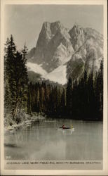 Emerald Lake and Mt. Burgess Postcard