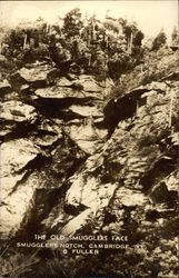 The Old Smugglers Face, Smugglers Notch Postcard