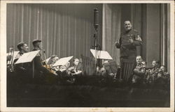 Nazi Band Postcard