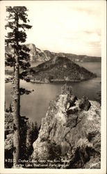 Crater Lake from the Rim Drive Klamath, OR Postcard Postcard