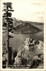 Crater Lake from the Rim Drive Oregon Crater Lake National Park Postcard Postcard