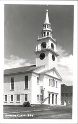 Church, 1954 Hancock, NH Postcard 