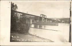 Old Merrimac Bridge Postcard