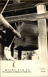 The Large Beel of Daibutsu lu Todaiji Postcard