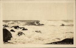 Surf, Tenants Harbor St. George, ME Postcard Postcard