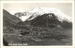 Aerial View of Town Postcard