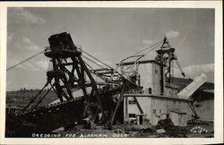 Dredging for Alaskan Gold Postcard