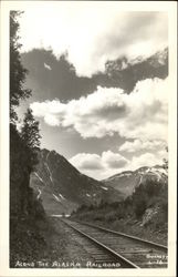 Along the Alaska Railroad Railroad (Scenic) Postcard Postcard