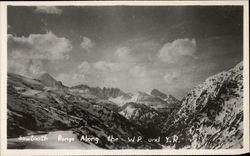 Sawtooth Range Along the WP and YR Railroad (Scenic) Postcard Postcard