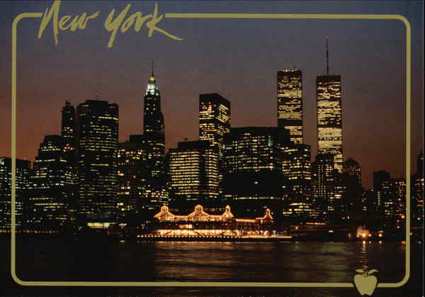 Manhattan Skyline at Night New York