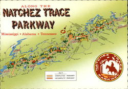 Along the Natchez Trace Parkeway Maps