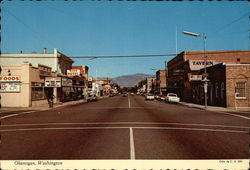 Street Scene Okanogan Washington