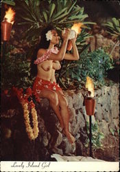 Lovely Island Girl Risque & Nude