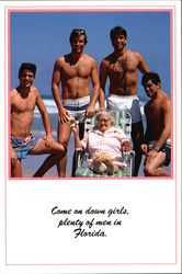Come on Down Girls, Plenty of Men in Florida Comic, Funny