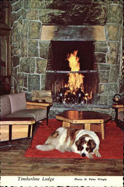 Timberline Lodge Fireplace Oregon