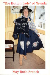 The Button Lady of Nevada, May Ruth French Postcard