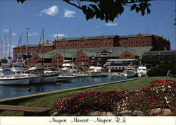 Newport Marriott Rhode Island Postcard Postcard