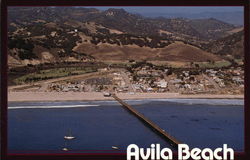 Aerial View of Avila Beach Postcard