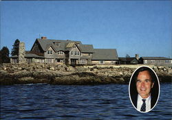 The President's Home - George Walker Bush Kennebunkport, ME Postcard Postcard