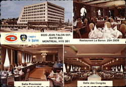 Complexe le Baron and Restaurant Le Baron Postcard