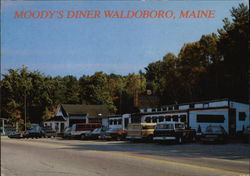 Moody's Diner Waldoboro, ME Postcard Postcard