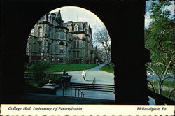 University of Pennsylvania - College Hall Postcard