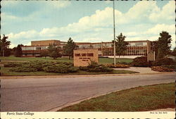 Ferris State College Big Rapids, MI Postcard Postcard