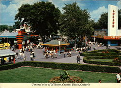 General Vieew of Midway Postcard