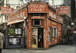 Village Cigars, "A Village Landmark" Postcard