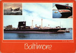 USS Torsk Postcard