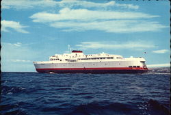 MV COHO, Black Ball Transport Inc Postcard