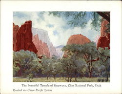 Temple of Sinawava, Zion National Park Postcard