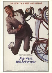 The Story of a Rebel and His Bike - Starring Pee-Wee Herman Postcard