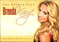 The Mesmerizing Brenda Kaye Postcard