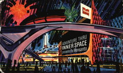 Adventure Thru Inner Space - Disneyland Postcard