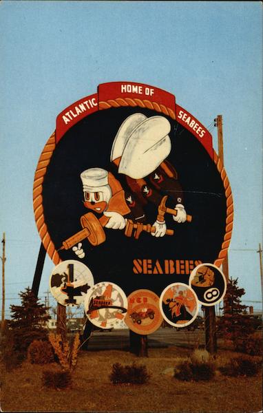 Entrance to United States Naval Construction Battalion Center North Kingstown Rhode Island