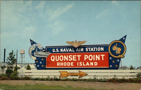 Quonset Island Naval Air Station - Entrance North Kingstown Rhode Island