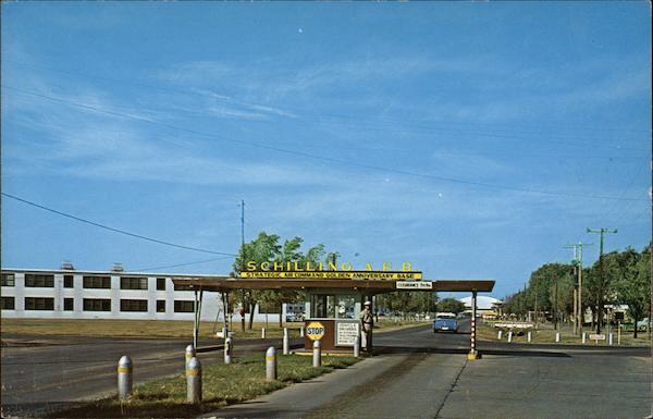 Entrance, Schilling Airforce Base, Strategic Air Command Salina Kansas