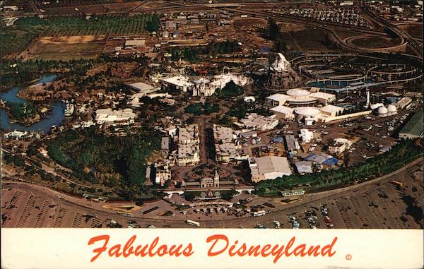 Aerial View of Disneyland
