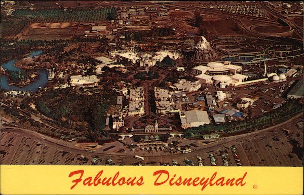 Aerial View of Disneyland