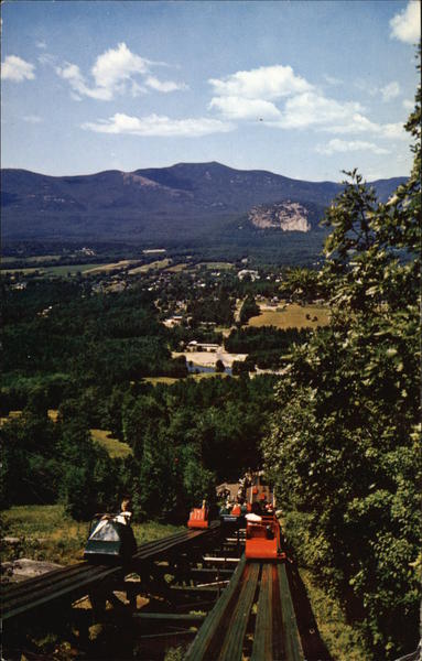 Moat Mountain as Seen from the Upper Unit of the Mt. Cranmore Skimobiles North Conway New Hampshire